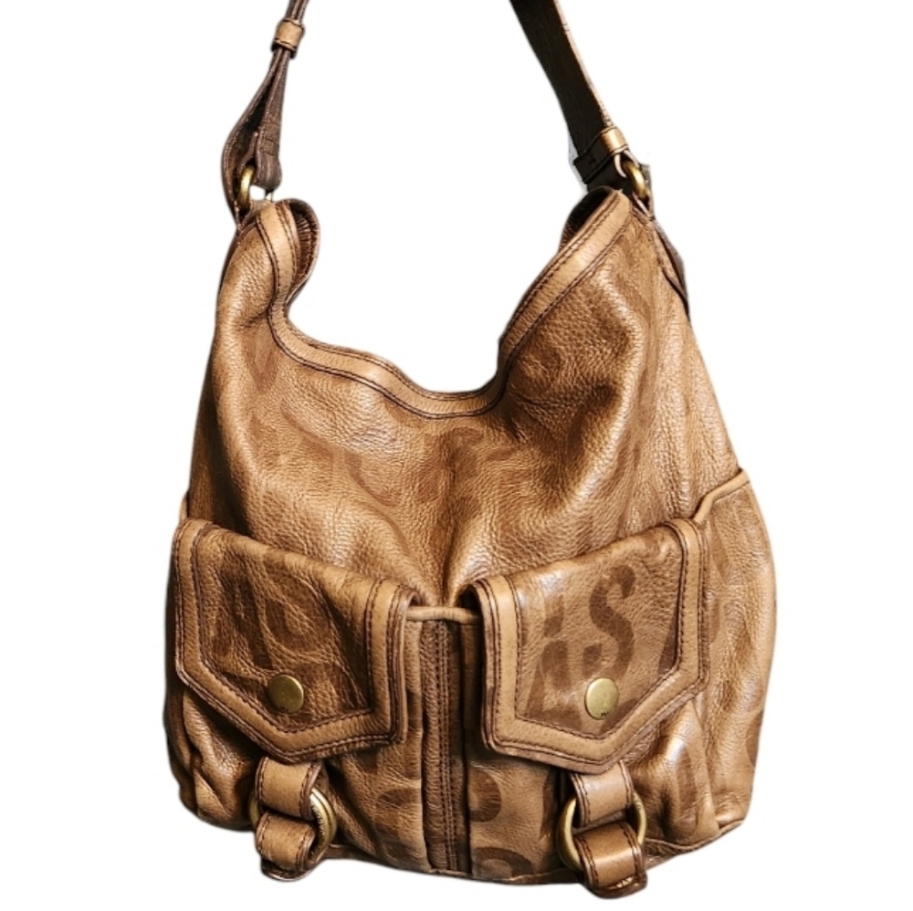 Marc By Marc Jacobs Brown Leather Shoulder Bag Hobo Tote